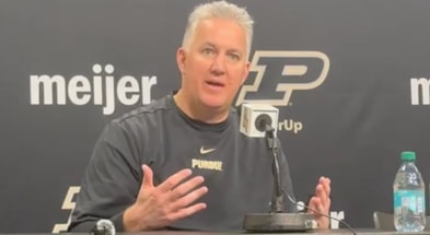 Purdue coach Matt P:ainter